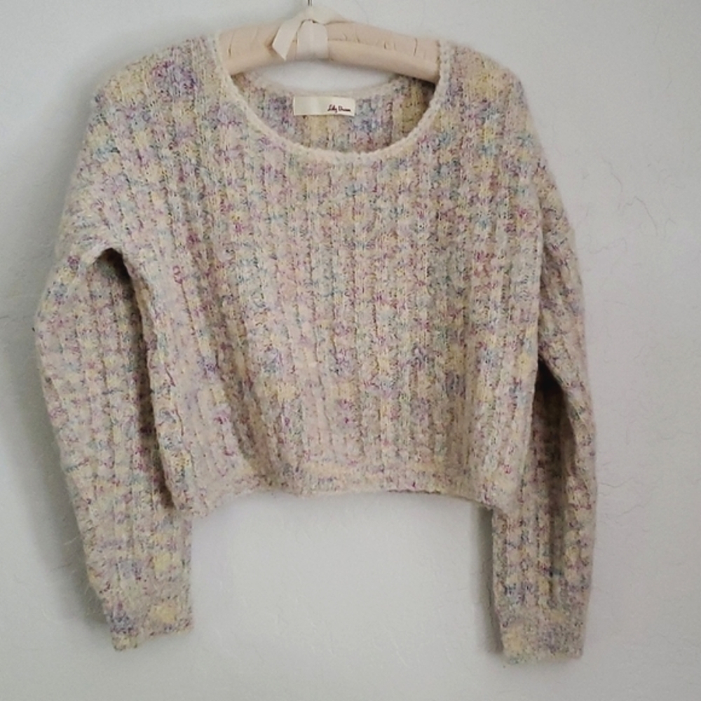 Lily Brown Cozy Pastel Wool Sweater